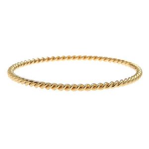 Tiffany & Co 18ct Gold Twisted Bangle, 17.8g - Bracelets/Bangles ...