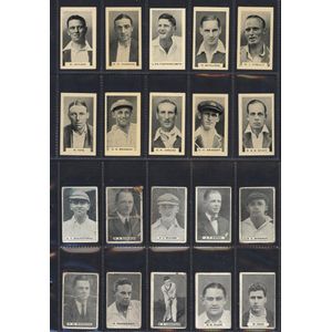 1932 Sweetacres: 'Test match Records': complete set (32),…