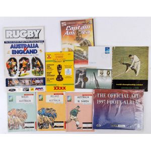 Assortment: with AFL: 'The official AFL 1997 Footy Album'…