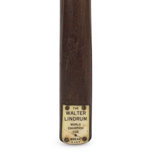 Walter Lindrum: cue: 'The Walter Lindrum World Champion cue:…