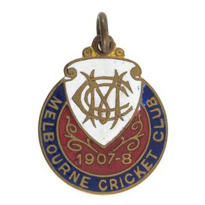 Melbourne Cricket Club, 1907-8 Membership fob, made by…