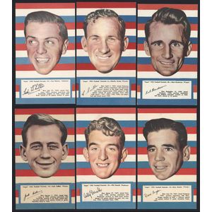 Argus 1953 'Football Portraits': Footscray: complete set of…