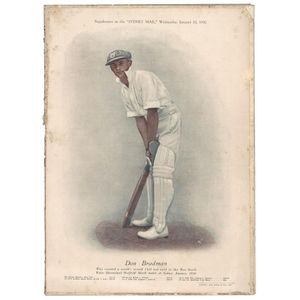 Don Bradman: 1930 'Sydney Mail' newspaper souvenir Supplement…