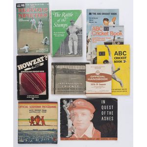 Cricketing Literature: with booklets 'International cricket:…