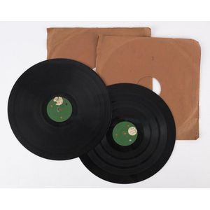 Haydn Bunton: c. Mid-1930s privately pressed 78RPM LP records…