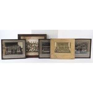 Framed photographs: comprising North Melbourne Colts Football…