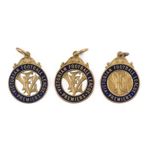 The 1939 Premiership medal won by Melbourne Football Club Hall…