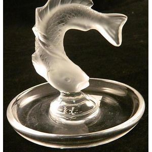 Lalique 8cm Fish Bowl - French - Glass