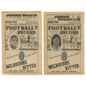 The football Record': 1941 2nd semi Final, Carlton V Melbourne,…