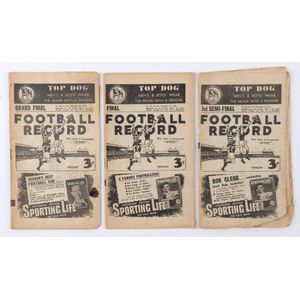 The football Record': 1949 1st Semi-Final Collingwood V…