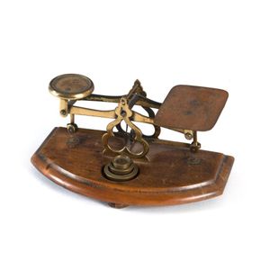 antique weight scales identification