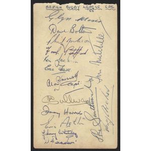 The Great Britain Lions: 1958 Rugby League Squad that toured…