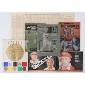 1930s-50s Journals: with 'In Quest of the Ashes 1934: Don…