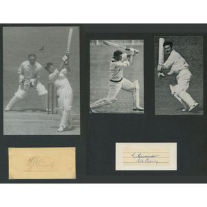 Australian Test Cricketer Autographs: a collection of…