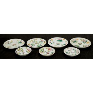 Chinese Set Table Condiments Chinese Ceramic Floral Condiment Dishes Set - Ceramics - Chinese - Oriental