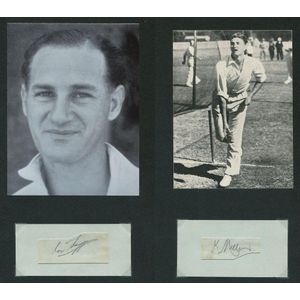 Australian Test Cricketer Autographs: a collection of…