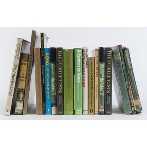 Ashes Literature: selection, mostly hardbound, including.…