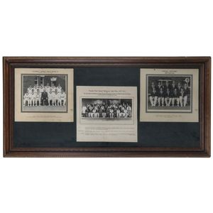 Official team photos: three-photo display comprising 'Victorian&hellip;