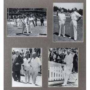February 1963: Bradman's last match: Manuka oval, Canberra.…