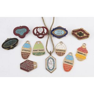 Australian Jockey Club: various badges and fobs, 1924-25 to…