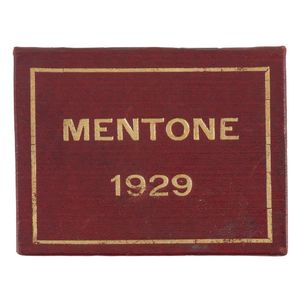 Mentone Racing Club (Victoria): 1929 Membership ticket folder…