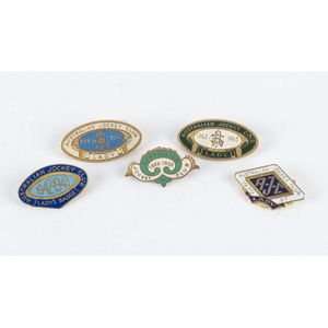 Australian Jockey Club Membership badges: 1929-30, plus 'Lady's…