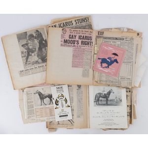 Gay Icarus: three scrapbooks containing a collection of…