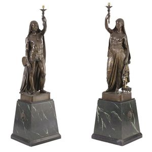 After Francois-Christophe-Armand Toussaint, a large pair of…