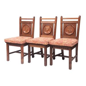 An important dining setting carved by William Howitt of Western…