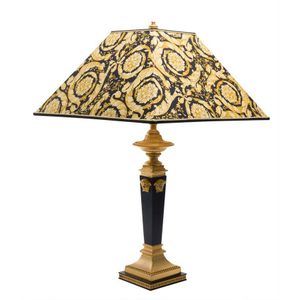 A Versace Neo-Classical inspired lamp of tapering form, with a…