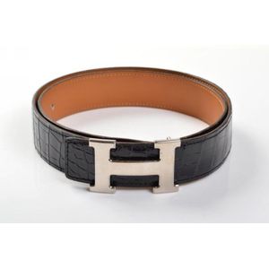 Sold at Auction: Mode: HERMES Made in France T90 leather belt with