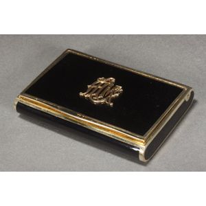 Austrian gilt silver and enamel box, hallmarked 900, of…