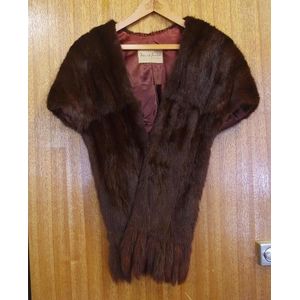 Mink stole Louis Vuitton Brown in Mink - 33675855