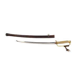 Japanese Kyu Gunto Naval Officer's Sword with Scabbard - Edged Weapons ...