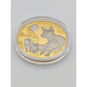 Australians at night solid gold $100 coin, collectors coin of…