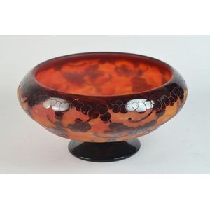 A Charles Schneider, Le verre Francais, Perliere pattern glass&hellip;