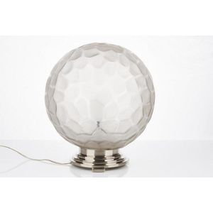 Philippe Genet and Lucien Michon (French), pair of glass globe…