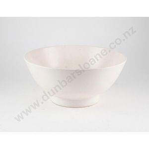 Crown Lynn hand potted table bowl tiki stamp to base, 26 cm&hellip;