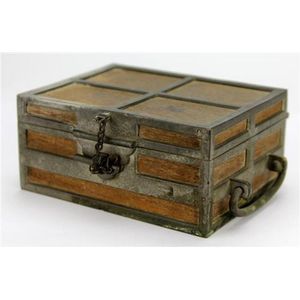 Kut Hing Swatow timber & pewter hinged box in thr form of a…