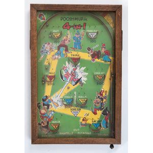 Three vintage table top pinball games, early to mid 20th…