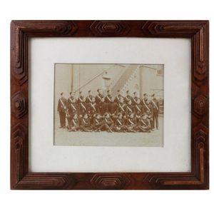 A pair of silver gelatin albumen print of military cadets, late…