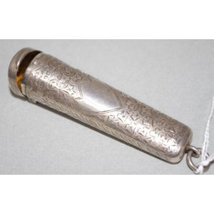 George V sterling silver cigar mouth piece holder, hallmarked…