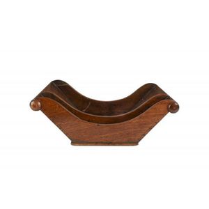A Regency mahogany cheese wheel holder, 14 cm high, 40 cm wide,&hellip;