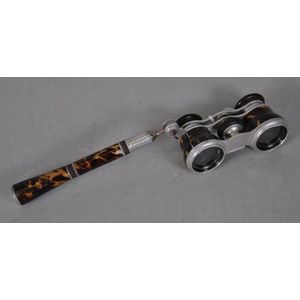 opera glasses on a stick