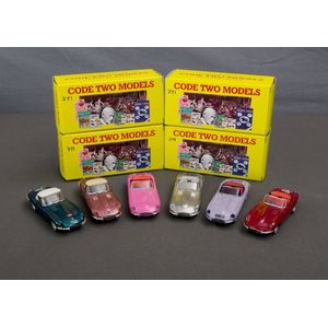 Rare Dinky Code 2 DY1 Jaguar E-type Trillium. 6 Code 2 DY1…