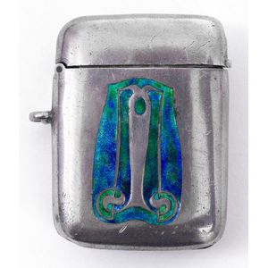A Liberty of London, Archibald Knox sterling silver and enamel…
