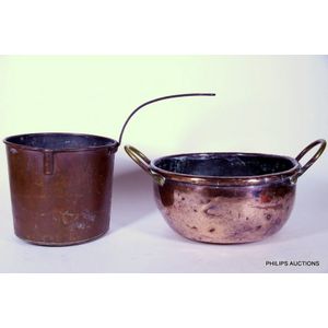 Sold at Auction: Christofle France Copper Cookware Pots Pans w Lids