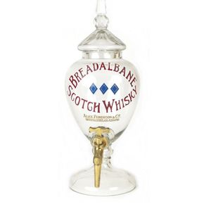 An Edwardian 'Breadalbane Scotch Whisky' bar top clear glass…