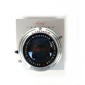 Four lenses, comprising, Schneider-Kreuznach Xenar 1:3/150…
