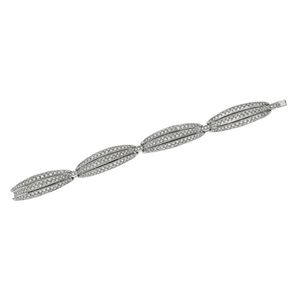 18ct white gold and diamond bracelet, Damiani, designed as a&hellip;
